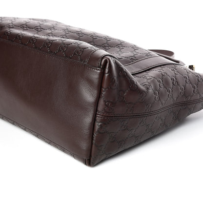 Gucci Guccissima Medium Miss GG Top Handle Bag Dark Brown 8 of 11