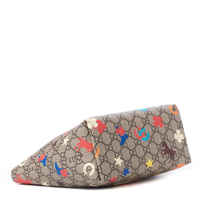 Gucci GG Supreme Monogram Ranch Childrens Tote Beige 3 of 8