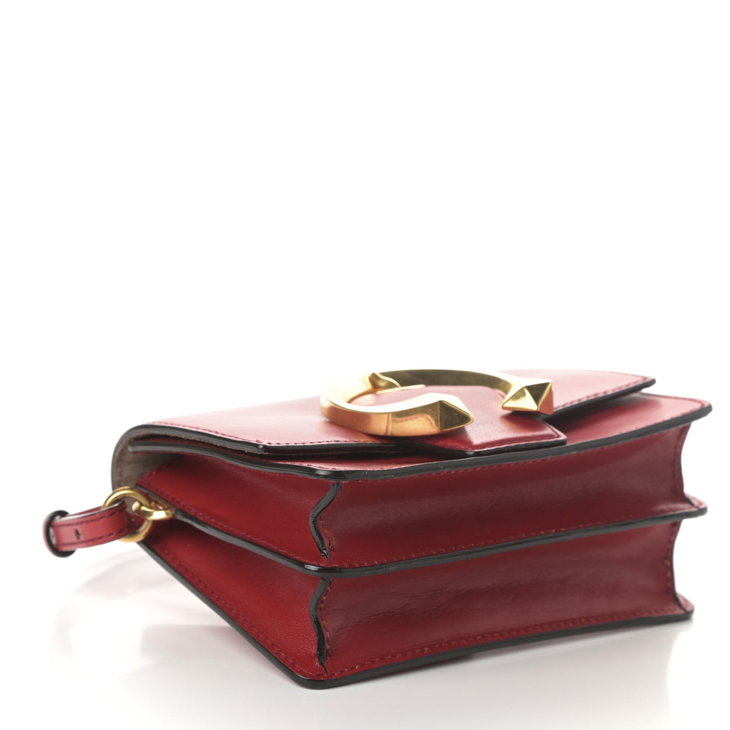 Calfskin Small Madeline Shoulder Bag Red