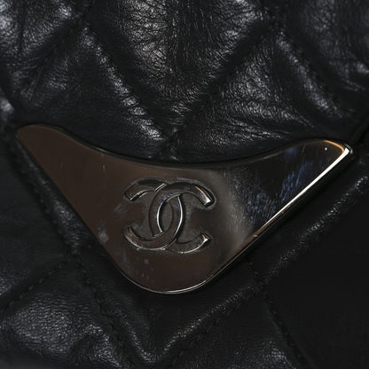Chanel Lambskin Quilted Padded Envelope Flap Black 11 of 11