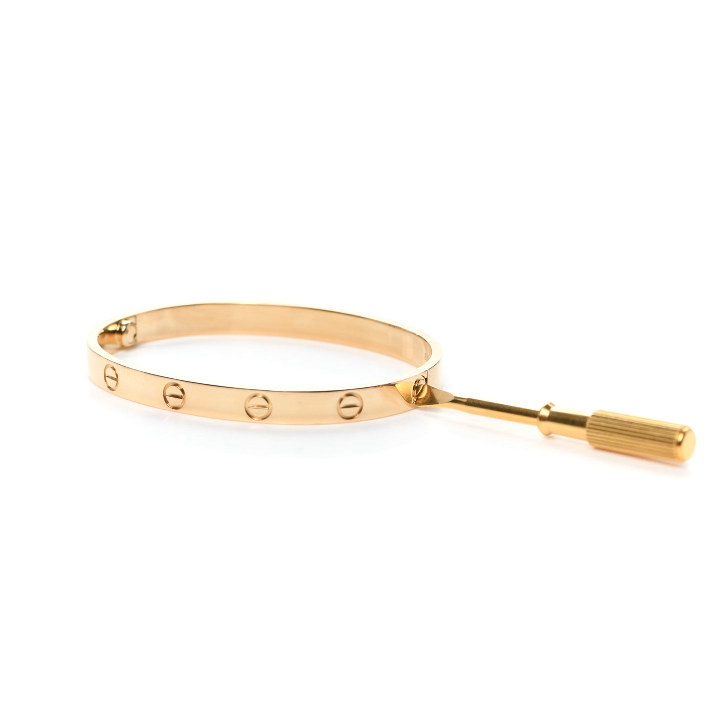 18K Yellow Gold LOVE Bracelet 17