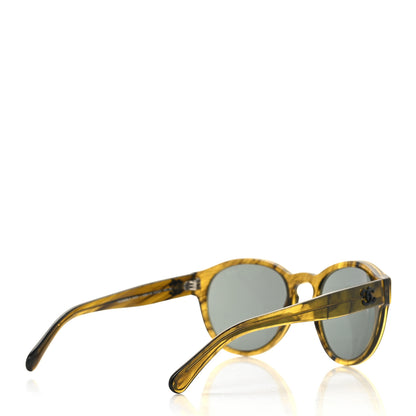 Chanel Acetate Pantos Fall CC Sunglasses 5359 Green Grey 5 of 8