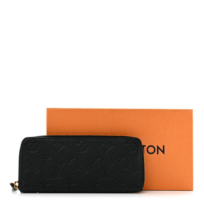 Louis Vuitton Empreinte Clemence Wallet Black 10 of 10