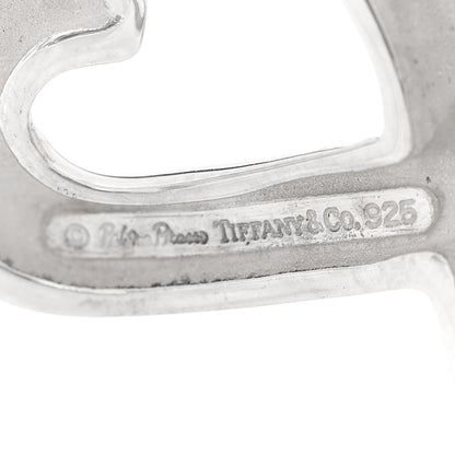 Tiffany Sterling Silver Paloma Picasso Double Loving Heart Cuff Bracelet 3 of 5