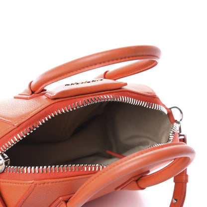 Givenchy Sugar Goatskin Mini Antigona Burnt Orange 5 of 10