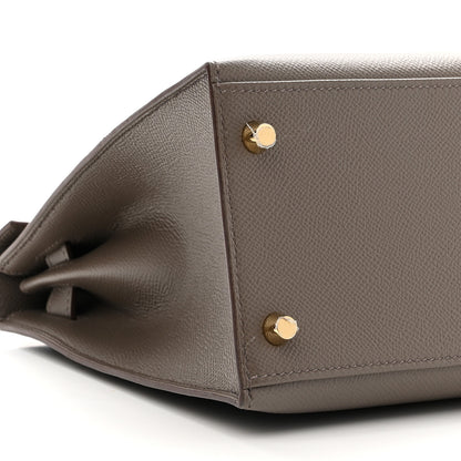 Hermes Epsom Kelly Sellier 28 Etain 9 of 12