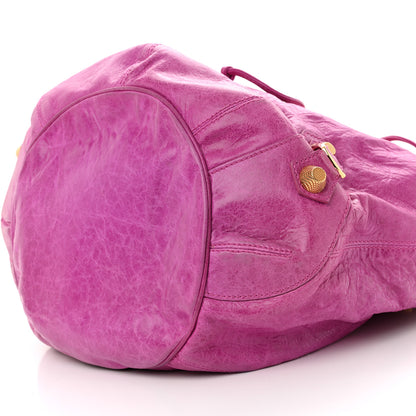 Balenciaga Agneau Giant 21 Gold Hardware Pompon Magenta 11 of 13