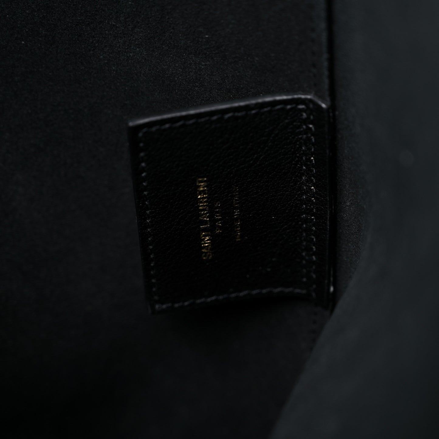 Calfskin Large Shopping Tote Black