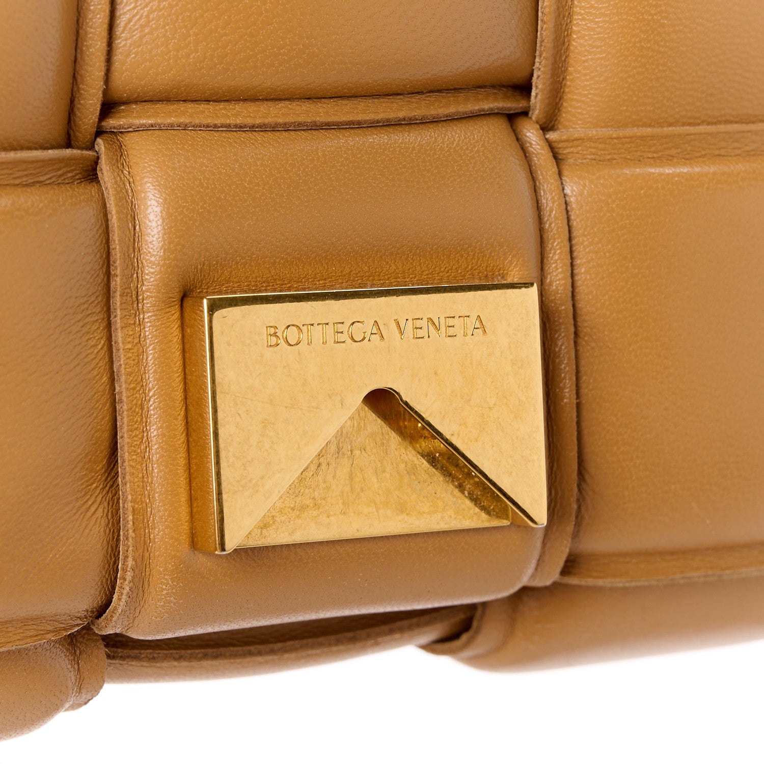 Bottega Veneta Nappa Maxi Intreccio Padded Cassette Crossbody Bag Caramel 9 of 12
