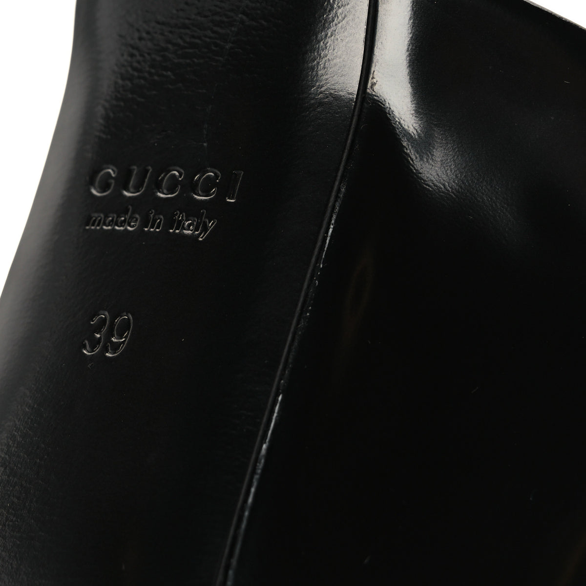 Gucci Regent Calfskin Nizza 95mm Platform Sandals 39 Black 8 of 10