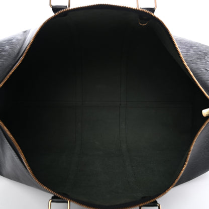 Louis Vuitton Epi Keepall 55 Black 4 of 8
