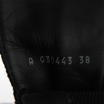 Chanel Tweed Patent Calfskin Sneaker Boots 38 Black 8 of 8