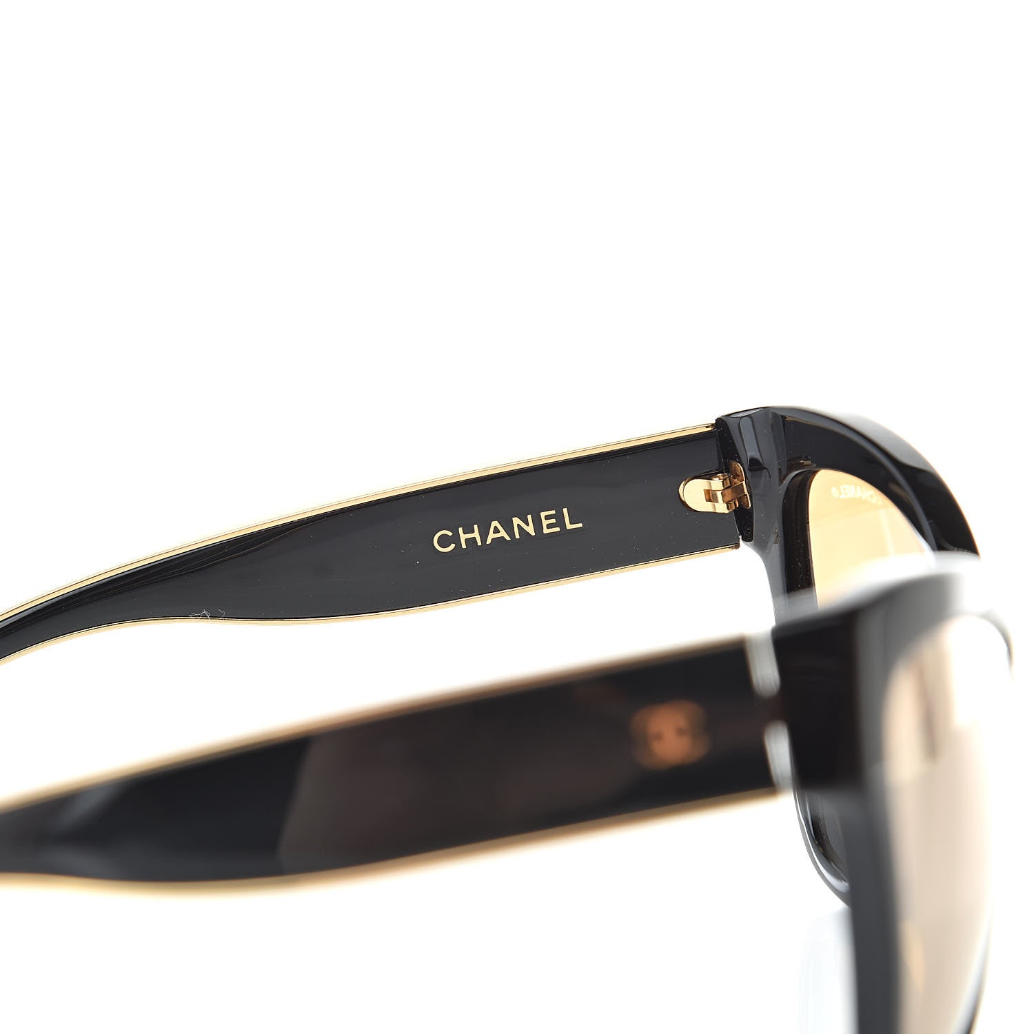 Chanel Acetate CC Cat Eye Sunglasses 5271 Black 5 of 7