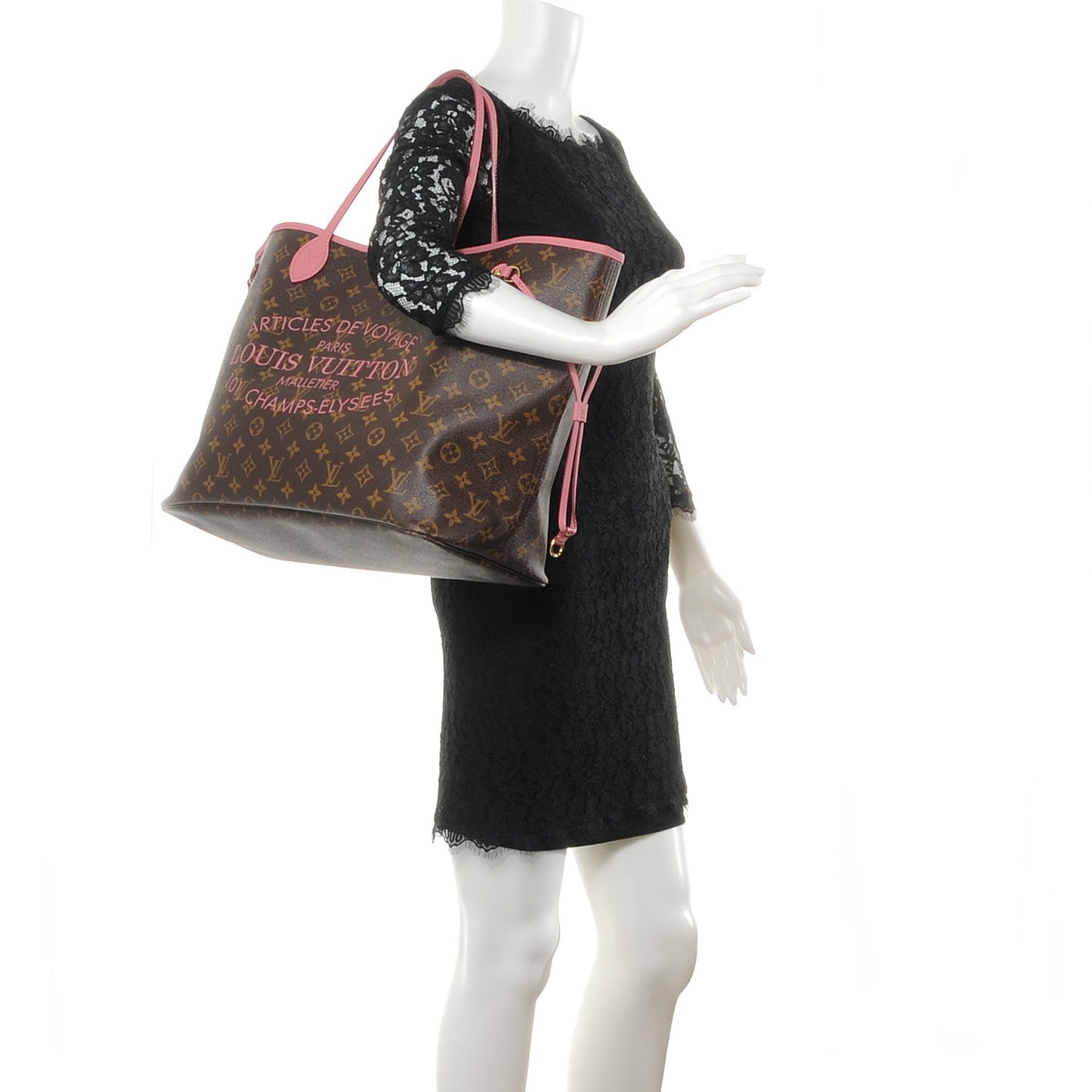 Monogram Articles de Voyage Ikat Neverfull GM Rose Velours