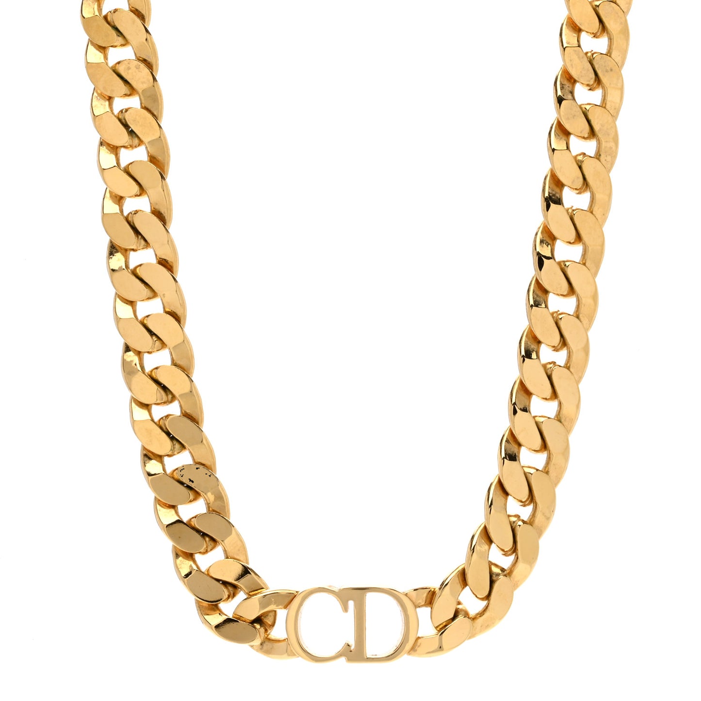 Metal Danseuse Etoile Chain Choker Necklace Gold