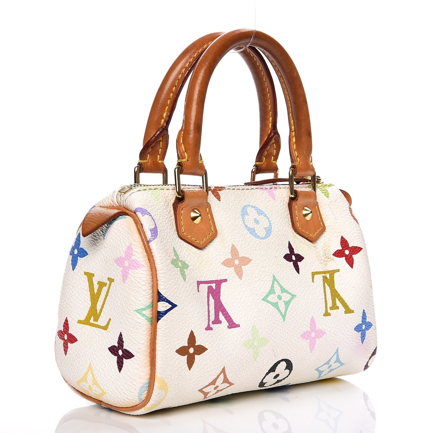 Monogram Multicolor Mini Sac HL Speedy White