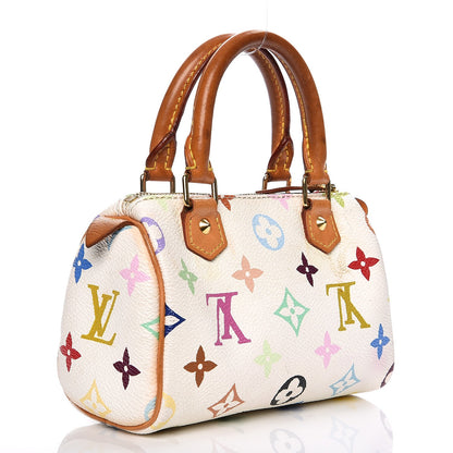 Louis Vuitton Monogram Multicolor Mini Sac HL Speedy White 3 of 13