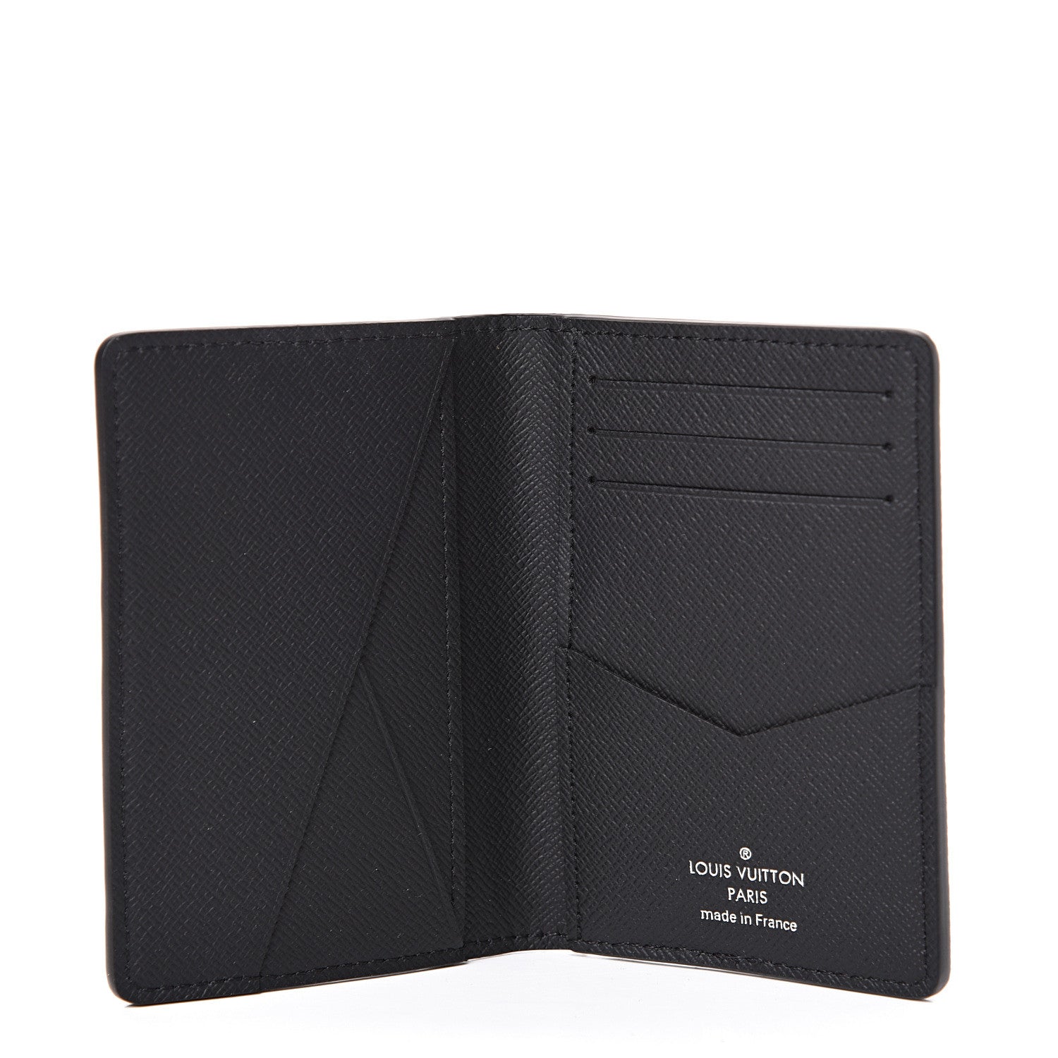 Louis Vuitton Epi Initials Pocket Organizer Black 4 of 7