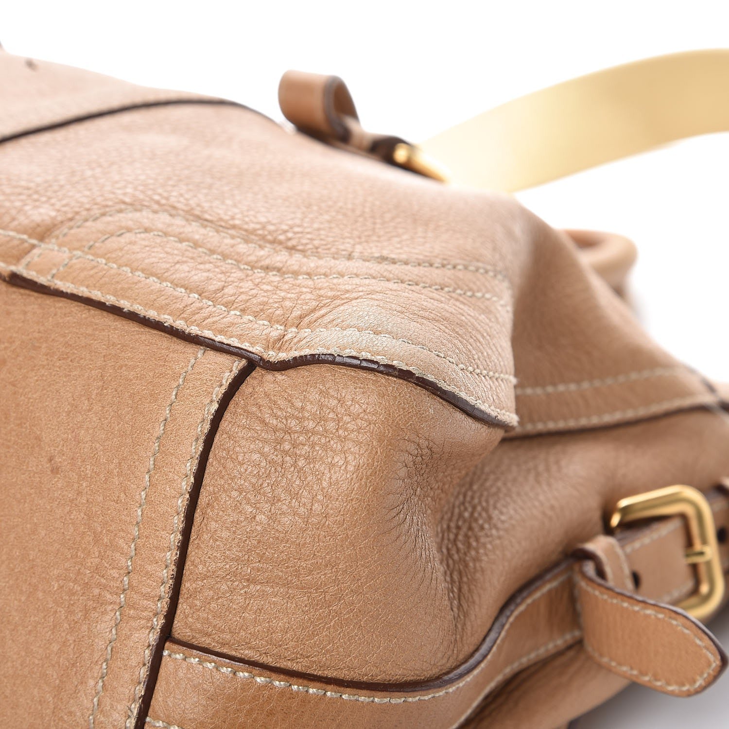 Prada Cervo Deerskin Shopping Satchel Naturale 11 of 16