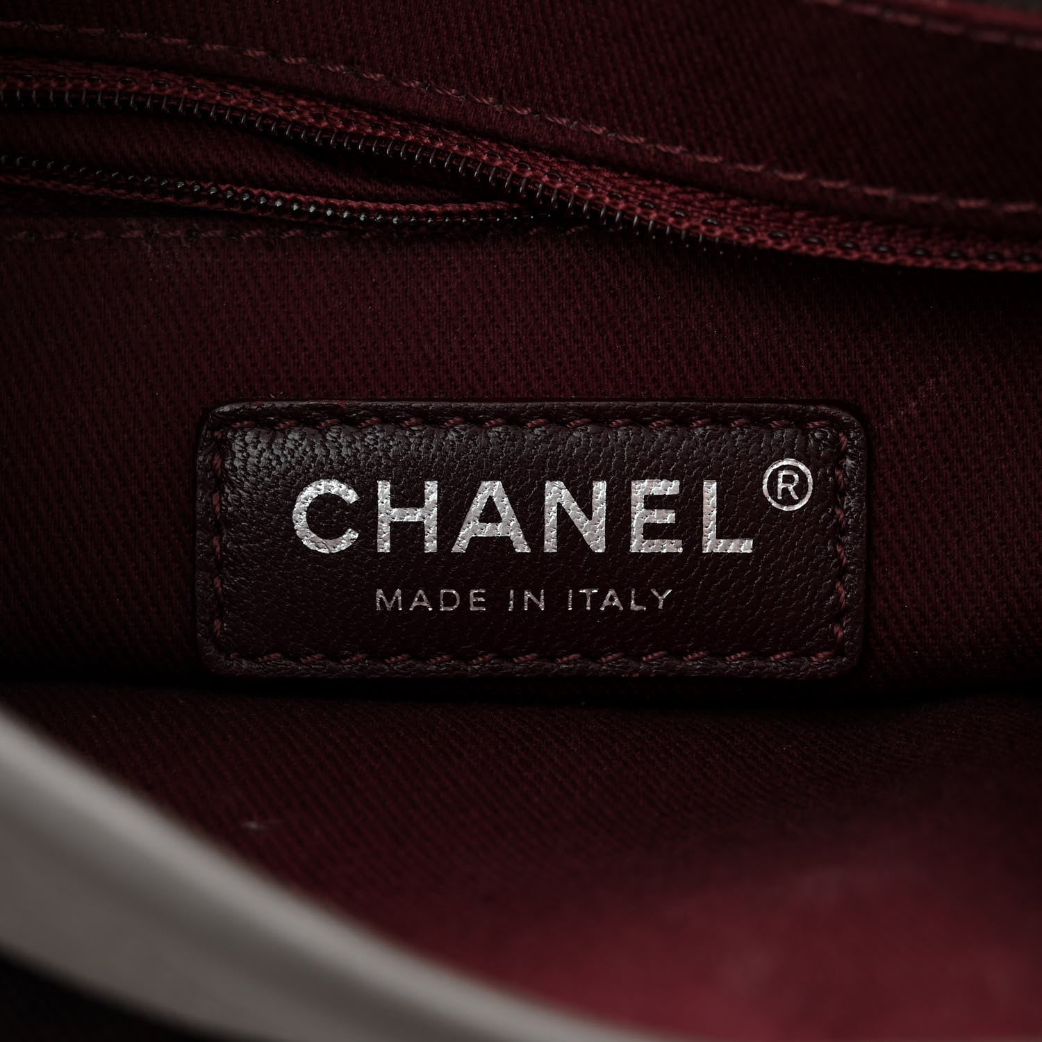 Chanel Calfskin Quilted Mini French Riviera Flap Grey 6 of 10