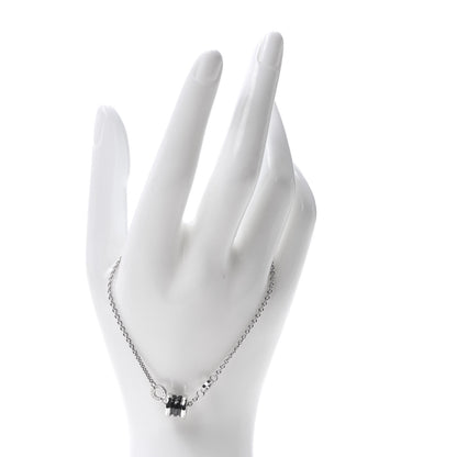 Bulgari Sterling Silver Black Ceramic Save the Children Bracelet ML 2 of 6