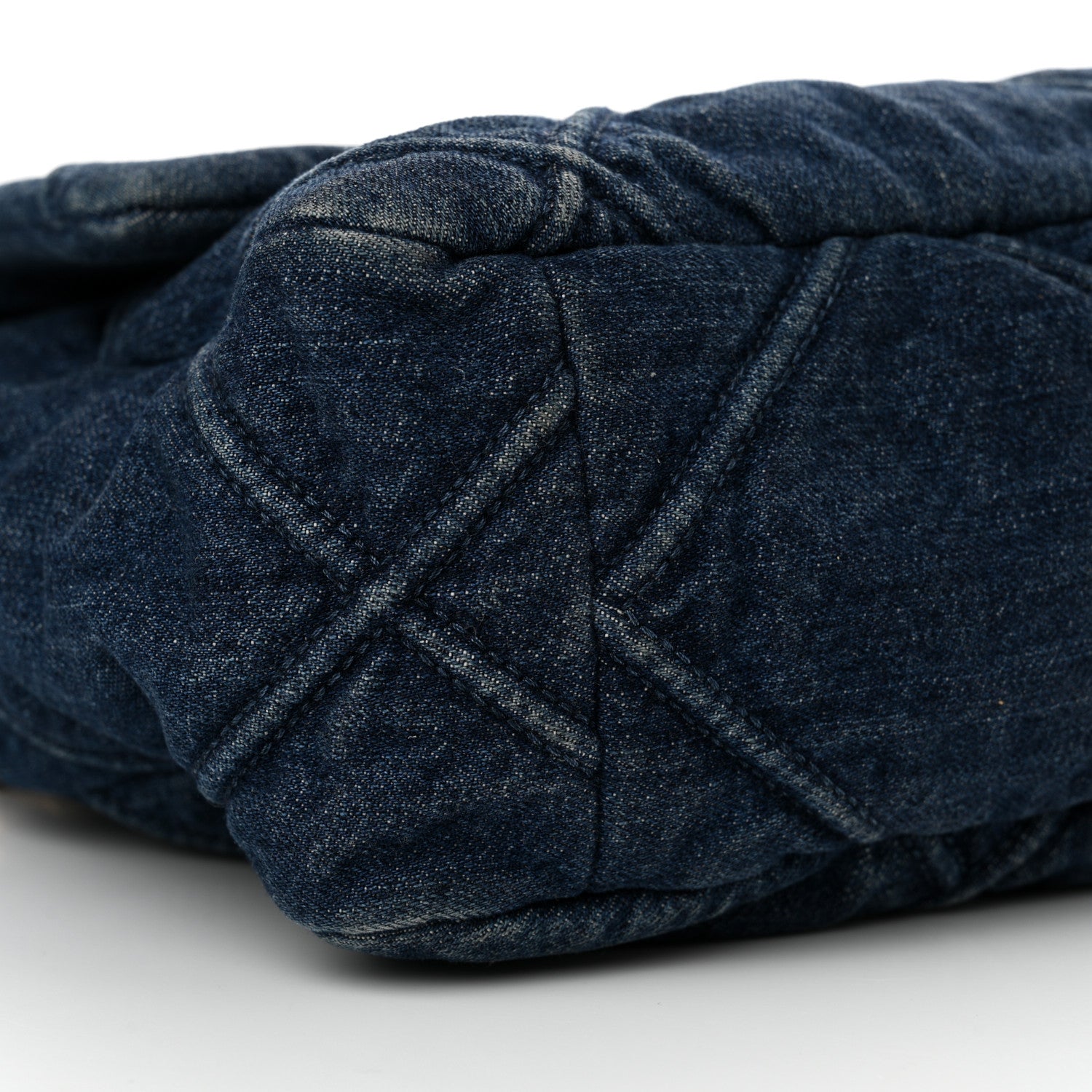 Chanel Denim Quilted Large Chanel 19 Flap Blue 9 of 10