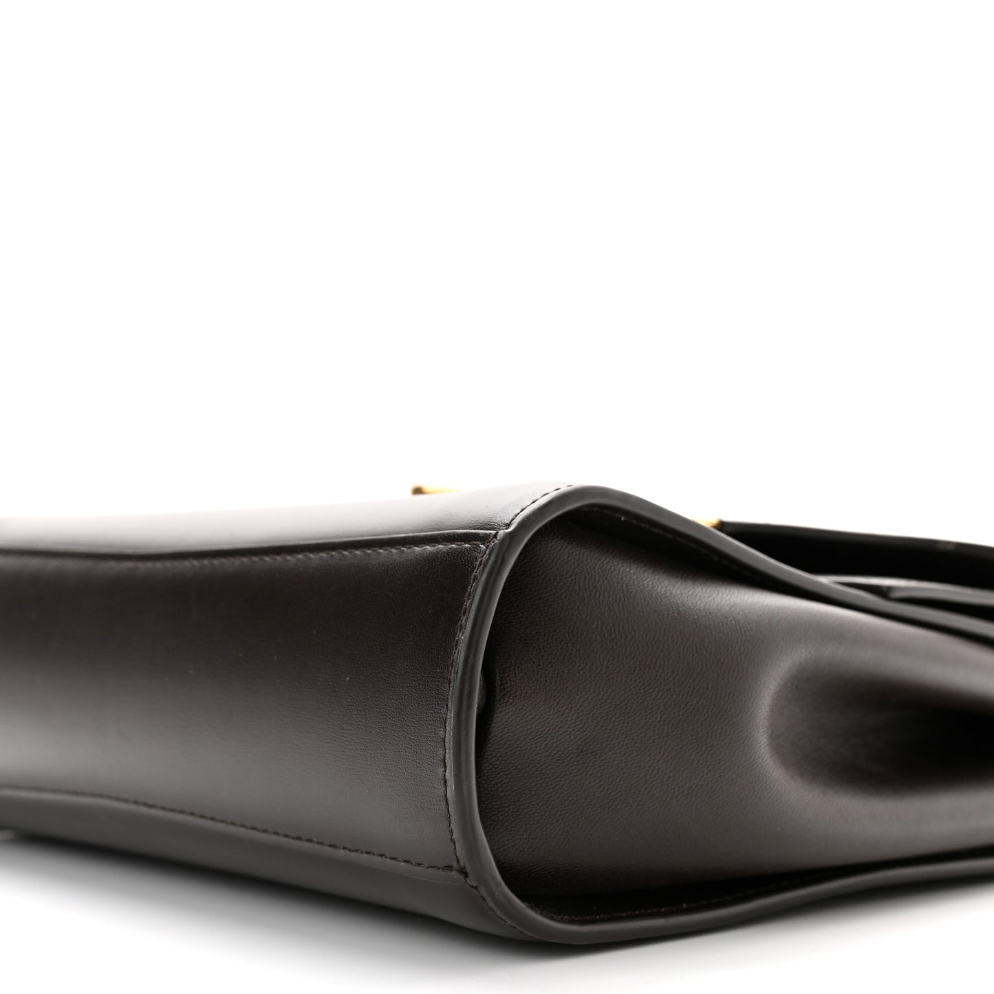Box Calfskin Nappa Clip Bag Fondant