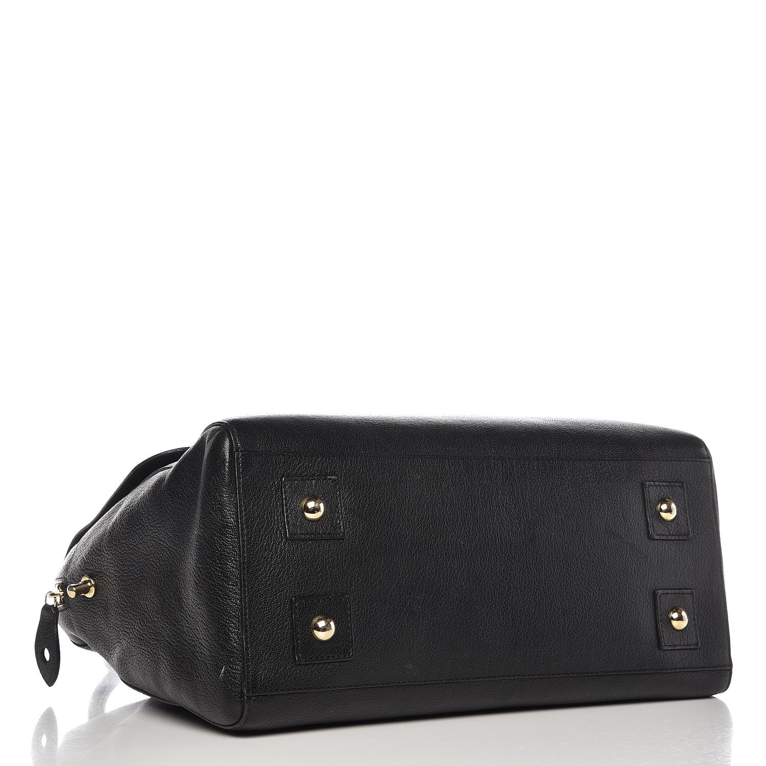 Mulberry Glossy Goatskin Medium Del Rey Satchel Black 4 of 12