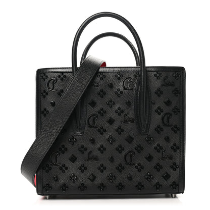 Christian Louboutin Calfskin Spikes Loubinthesky Medium Paloma Black 1 of 11