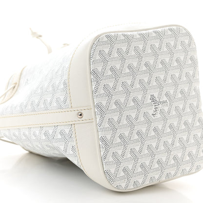 Goyard Goyardine Petit Flot Bucket Bag PM White 8 of 9