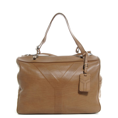 Saint Laurent Calfskin Y Bowler Camel 1 of 9