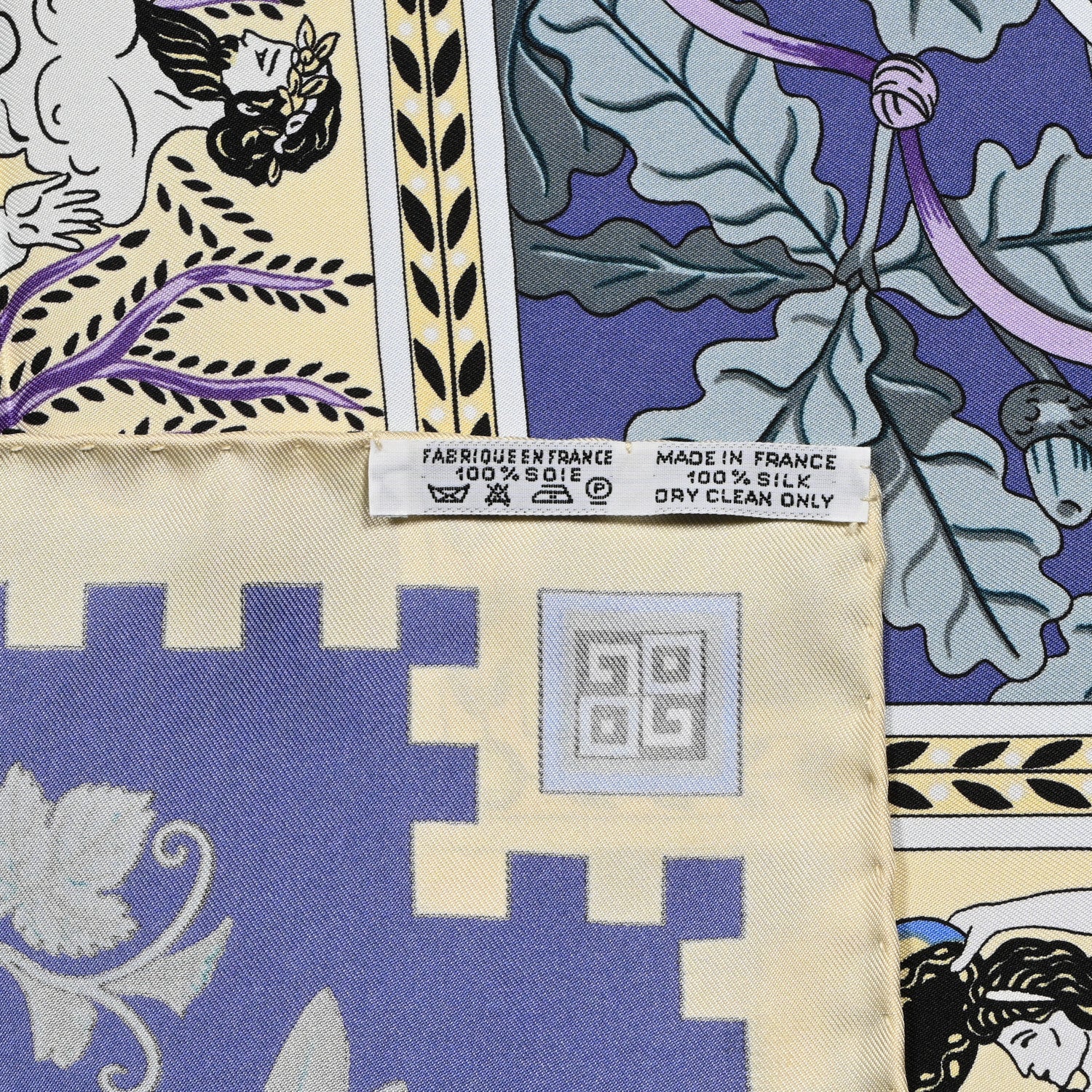 Hermes Silk Greek God and Goddess Mythology Scarf 90 3 of 4