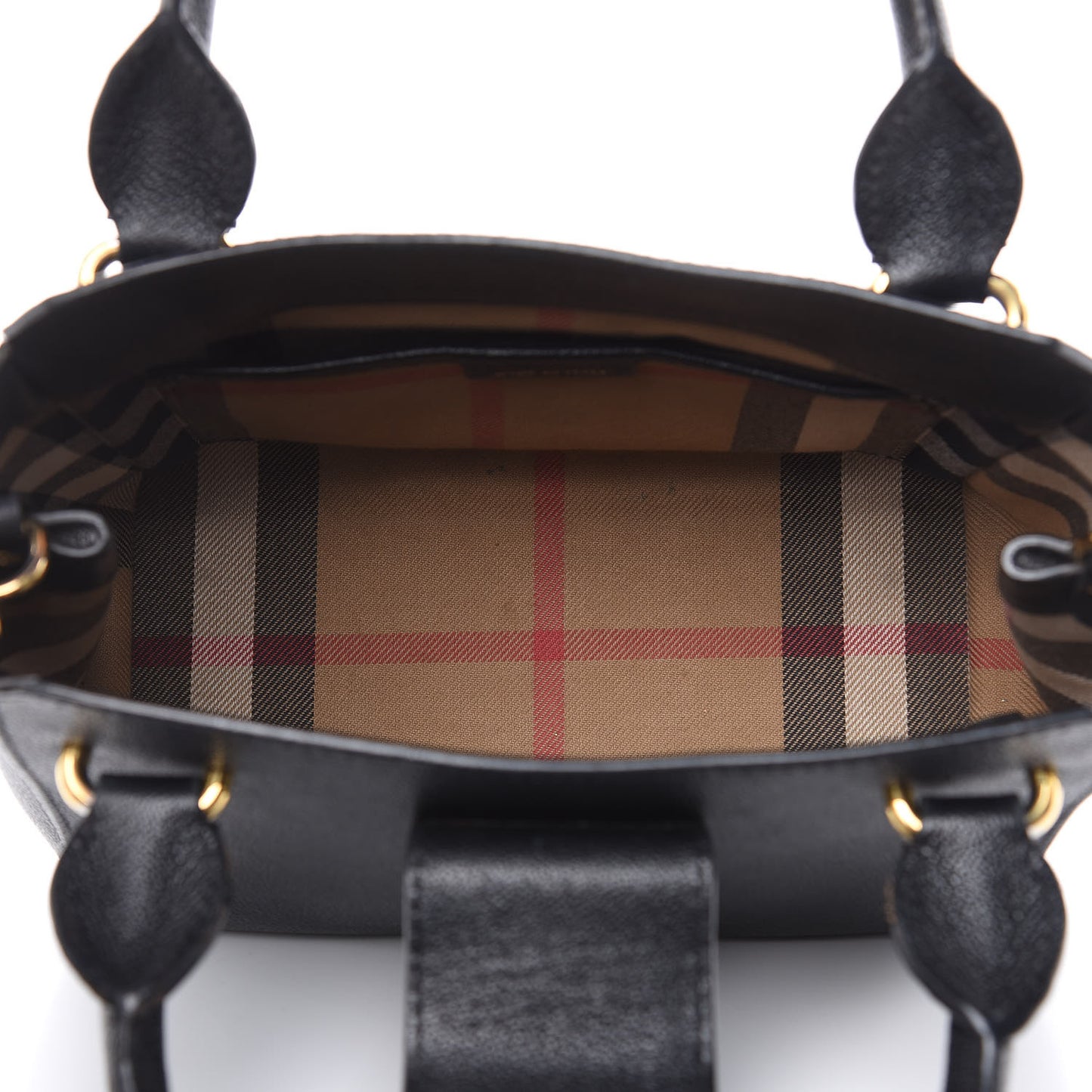 Soft Grain Calfskin Small Buckle Tote Black