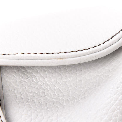 Christian Dior Calfskin Saddle Bag White 10 of 19