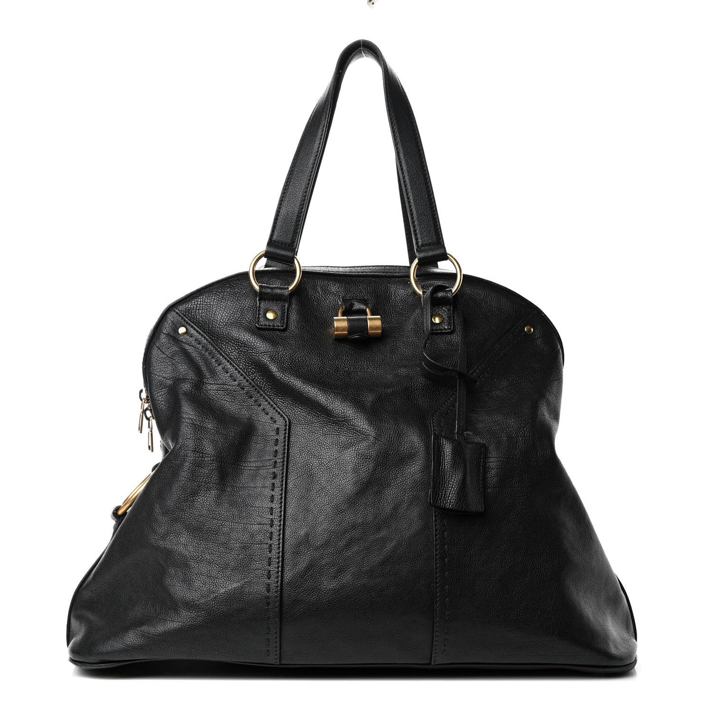 Calfskin Oversized Muse Black