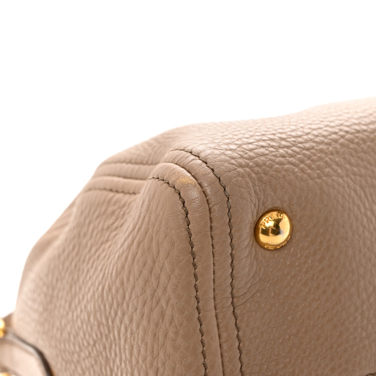 Prada Vitello Daino Satchel Cammeo 10 of 11