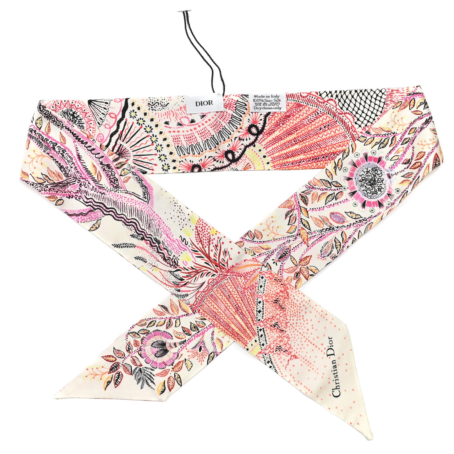 Silk Tree of Life Mitzah Scarf Beige