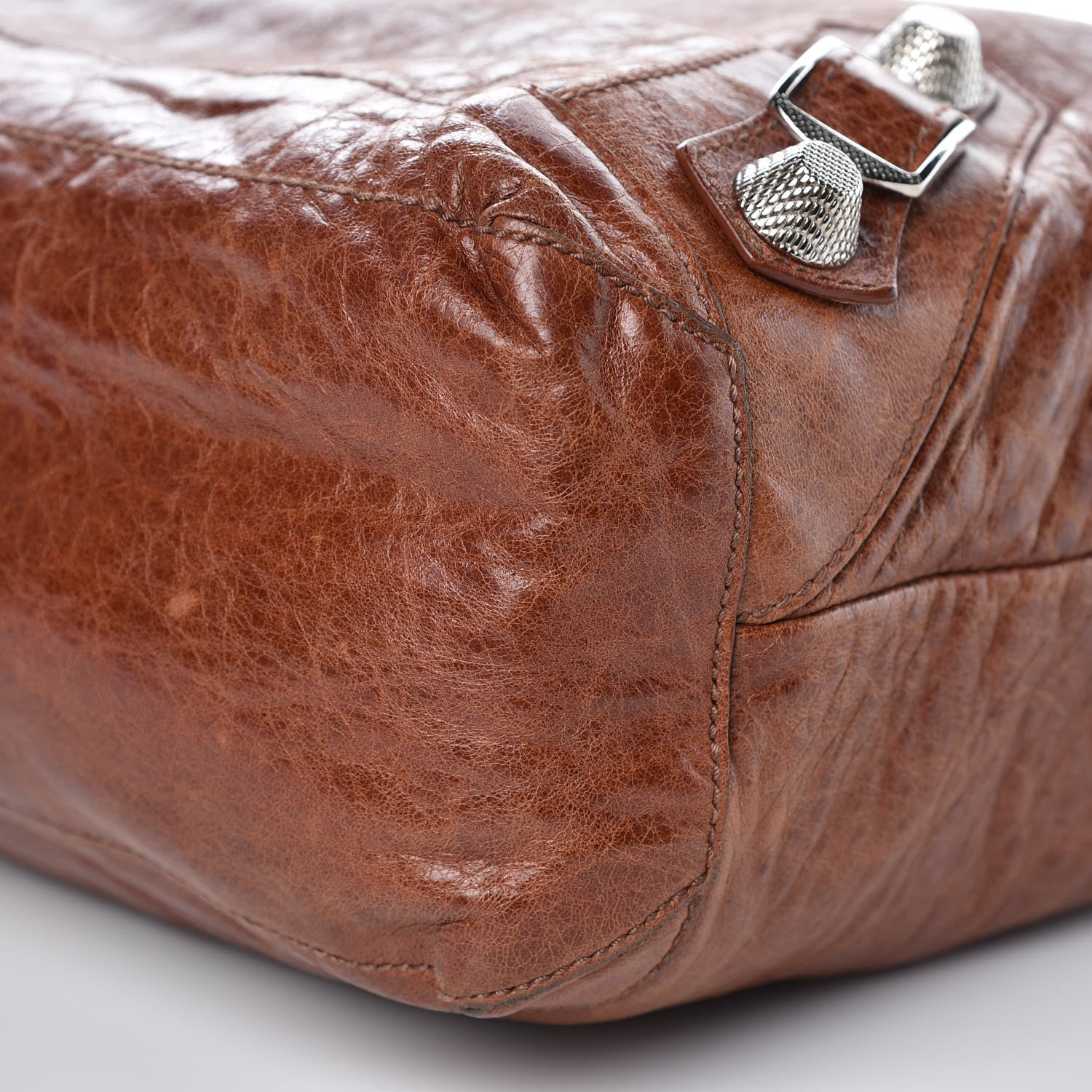 Balenciaga Agneau Giant 21 Silver Hardware Day Hobo Sienna 9 of 14