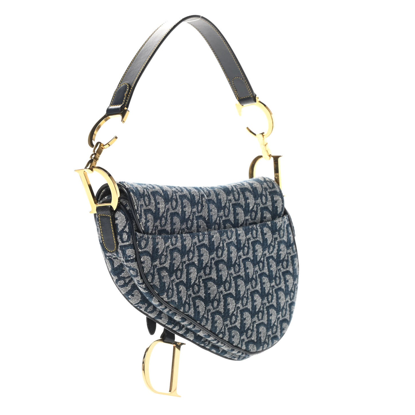 Monogram Saddle Bag Blue