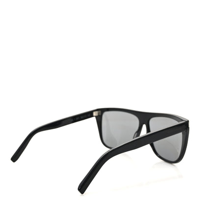 Saint Laurent Acetate SL1 Sunglasses Black Black 3 of 8