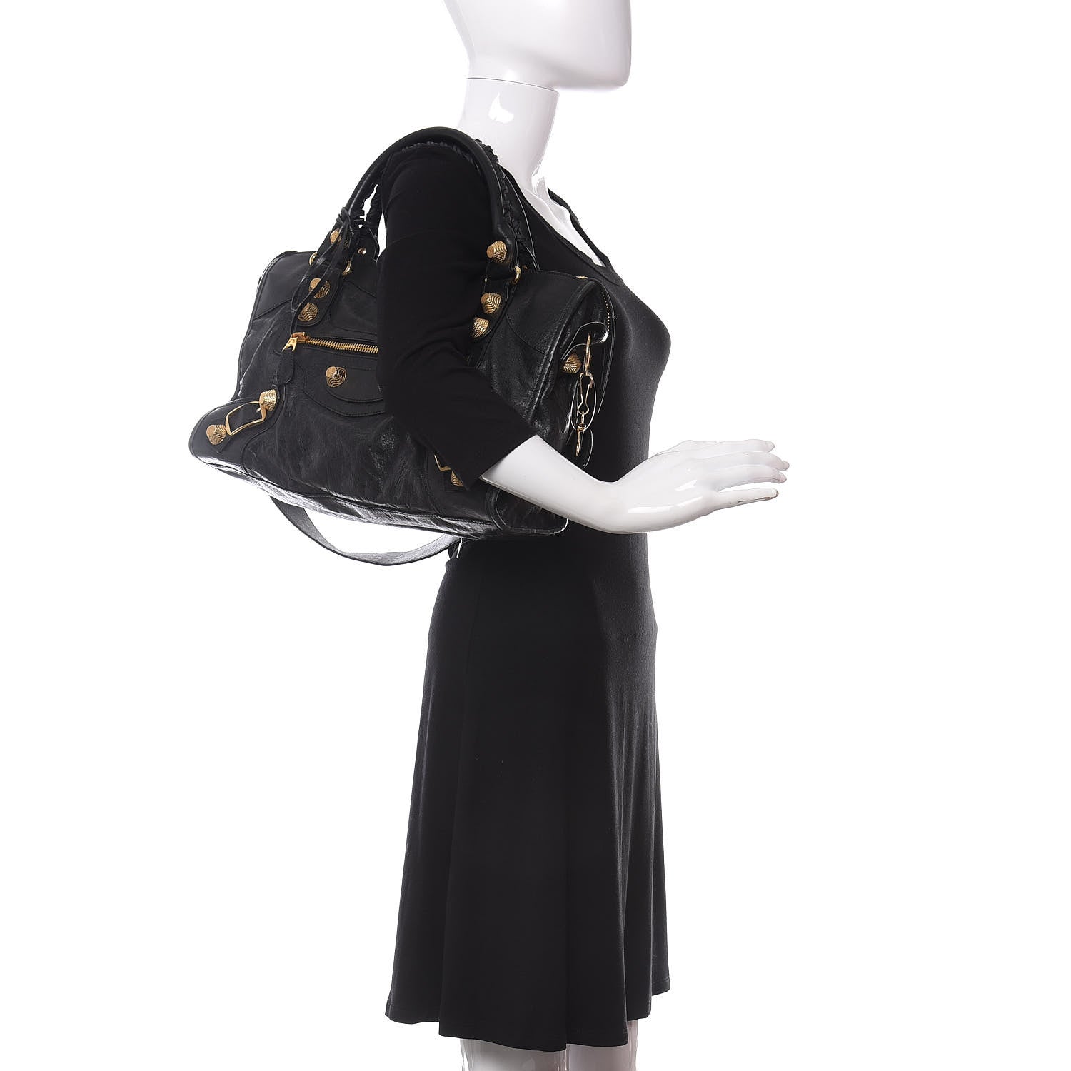 Balenciaga Agneau Giant 21 Gold Hardware City Black 2 of 12
