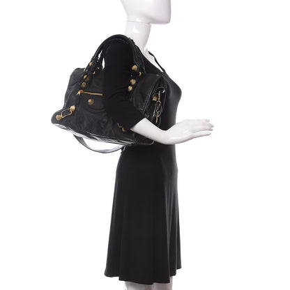 Balenciaga Agneau Giant 21 Gold Hardware City Black 2 of 12