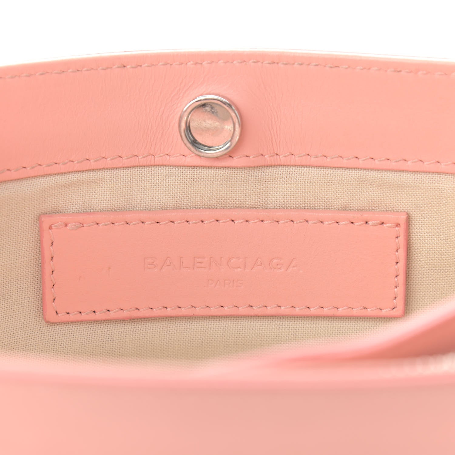 Balenciaga Cotton Canvas Pochette Crossbody Bag Rose Flamingo 6 of 10