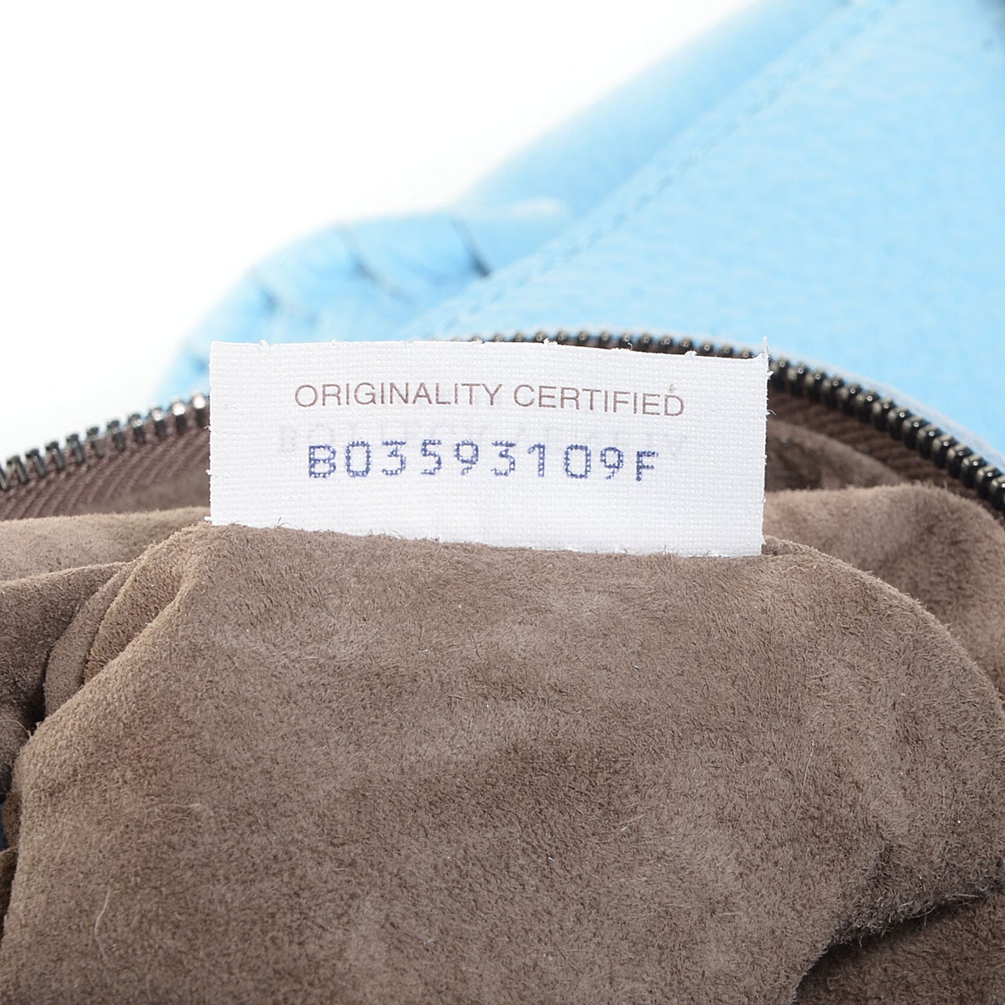 Washed Cervo Deerskin Large Hobo Ciel
