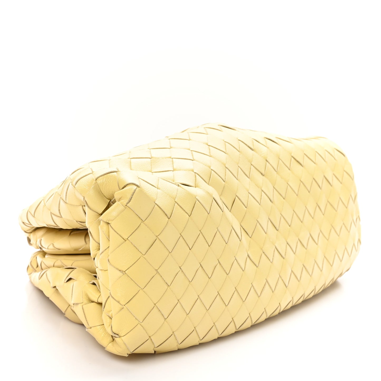 Nappa Maxi Intrecciato The Pouch Oversized Clutch Corn