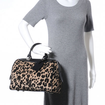 Louis Vuitton Jacquard Velvet Leopard Print Stephen Sprouse Speedy 2 of 7