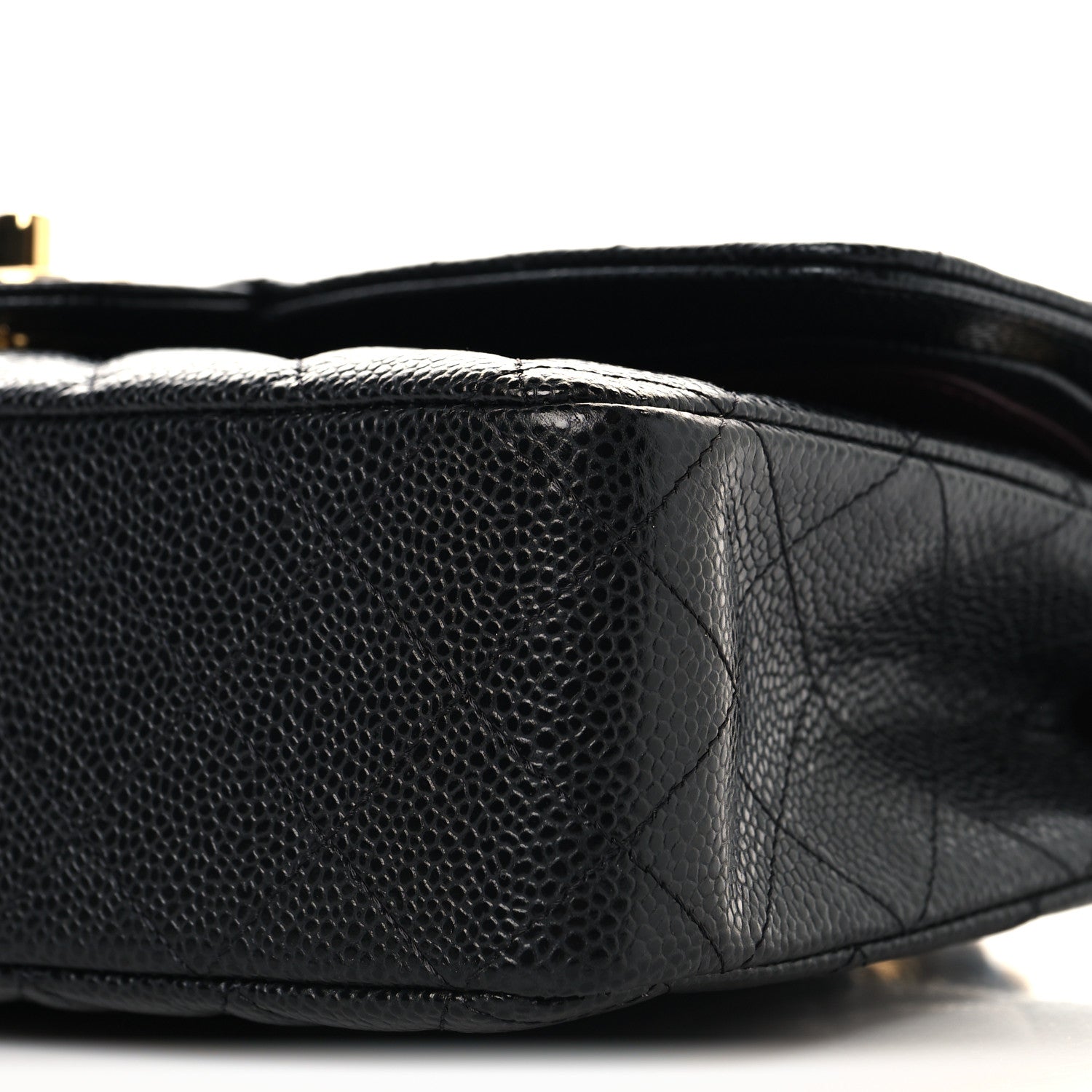 Chanel Caviar Quilted Medium Double Flap Black 10 of 11