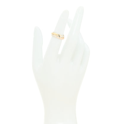 Cartier 18K Pink Yellow White Gold Small Trinity Ring 47 4 2 of 5