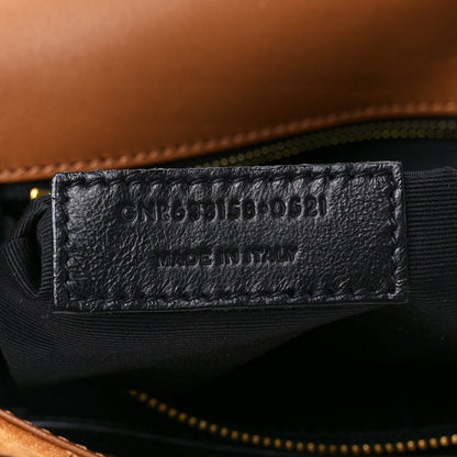 Saint Laurent Suede Monogram Medium Niki Chain Satchel Cinnamon 7 of 12