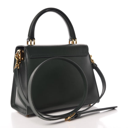 Dolce & Gabbana Calfskin Welcome Satchel Dark Green 4 of 9